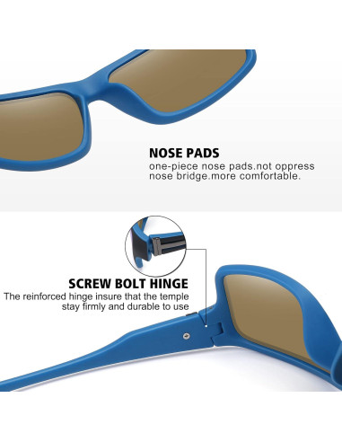 Gafas de sol polarizadas STORYCOAST 2 en 1 para ciclismo