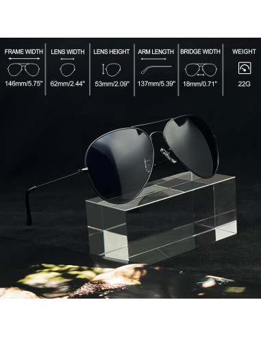 Gafas de sol polarizadas Joopin UV400 para hombres y mujeres