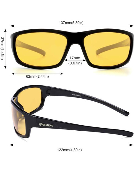 Gafas de Visión Nocturna POLARKING Amarillas Unisex