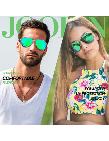 Gafas de Sol Joopin Aviador Metálicas Polarizadas UV400