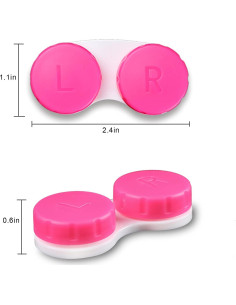Estuche para Lentes de Contacto Aoutrow 16 Paquete Colorido 2