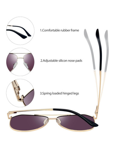 Gafas de Sol Joopin Aviador Metálicas Polarizadas UV400