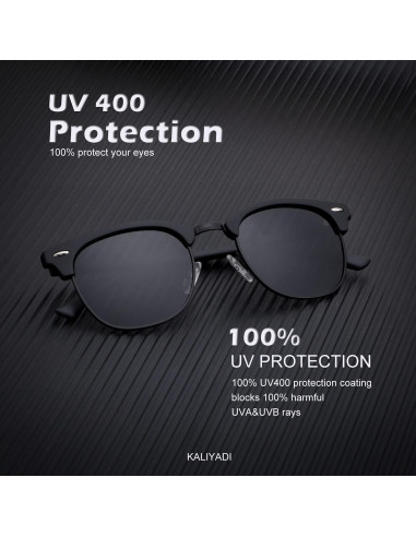 Gafas de sol KALIYADI polarizadas unisex 3 pack UV
