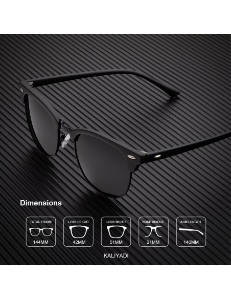 Gafas de sol KALIYADI polarizadas unisex 3 pack UV