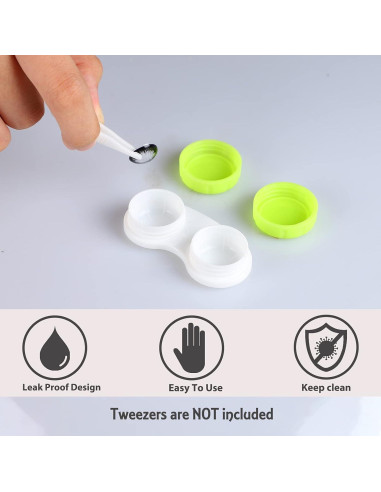 Estuche para Lentes de Contacto Aoutrow 16 Paquete Colorido