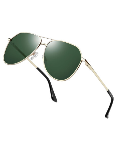 Gafas de Sol Joopin Aviador Polarizadas UV400 Doradas