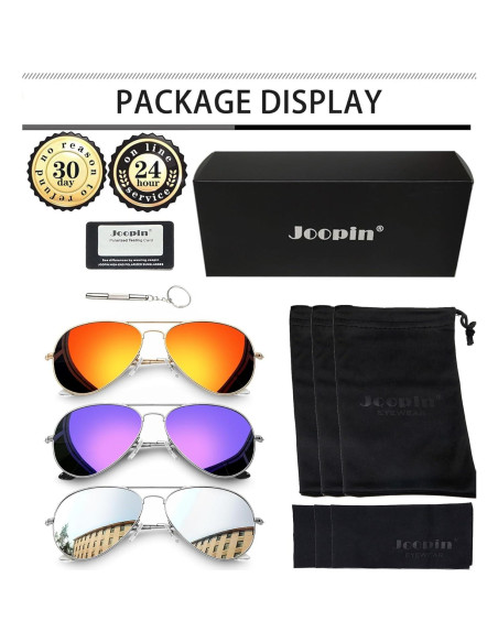 Gafas de sol polarizadas Joopin UV400 para hombres y mujeres