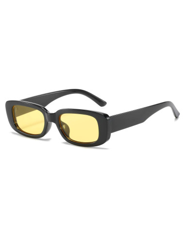 Gafas de sol BUTABY para mujeres retro UV400 marco negro