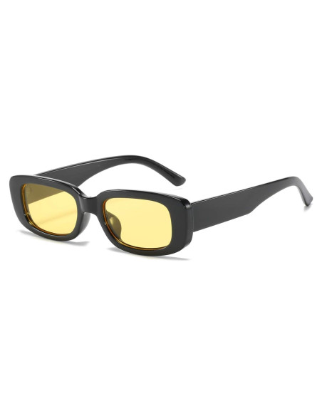 Gafas de sol BUTABY para mujeres retro UV400 marco negro Gafas de sol BUTABY para mujeres retro UV400 marco negro