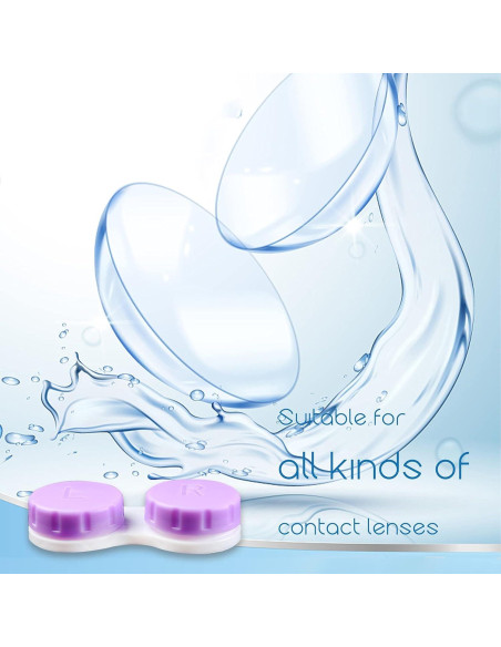 Estuche para Lentes de Contacto Aoutrow 16 Paquete Colorido