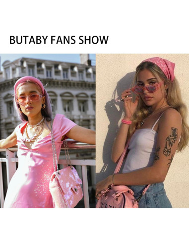 Gafas de Sol BUTABY Retro UV400 para Mujeres Moda Vintage