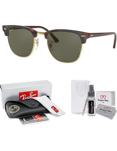 Gafas de sol Ray-Ban RB3016 Clubmaster Unisex + Kit Cuidado