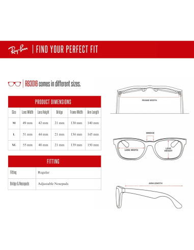 Gafas de sol Ray-Ban RB3016 Clubmaster Unisex + Kit Cuidado