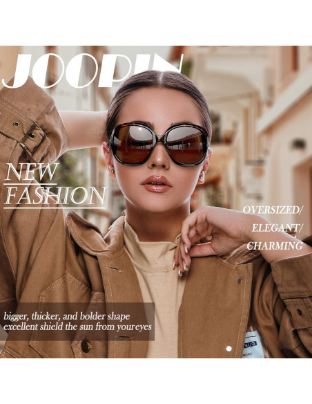 Gafas de sol Joopin grandes para mujeres, polarizadas UV400