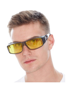 Gafas de Visión Nocturna LVIOE para Conducir con Lentes Amarillos 2