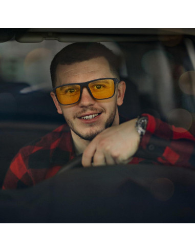 Gafas de Seguridad RMMEEY con Lentes Amarillas UV Antirreflejo