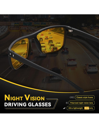 Gafas de Seguridad RMMEEY con Lentes Amarillas UV Antirreflejo