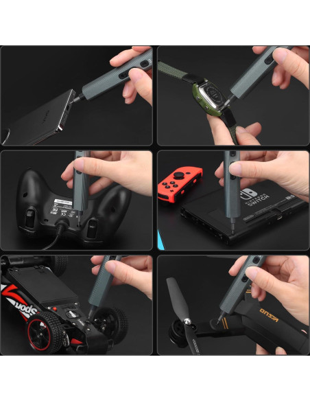 Destornillador Eléctrico Mini STREBITO 155 Piezas S2