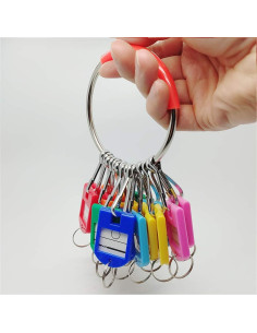 Organizador de Llaves Portátil LABEN con 16 Ganchos y Etiquetas 2