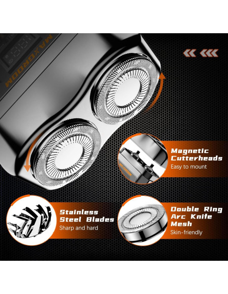 Mini Afeitadora Eléctrica MAXGROOM 8500RPM Impermeable