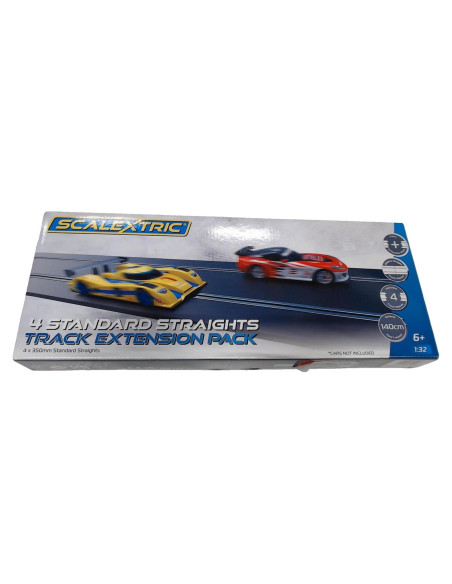 Scalextric Paquete de Extensión de Pista 1:32 - 4 Pistas