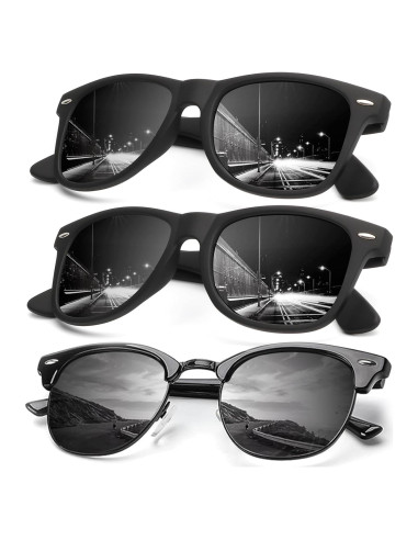 Gafas de sol KALIYADI polarizadas unisex HD 3 pack