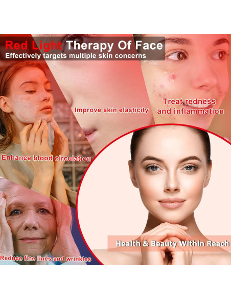 Lámpara de Terapia de Luz Roja Akarishin 120 LEDs Ajustable