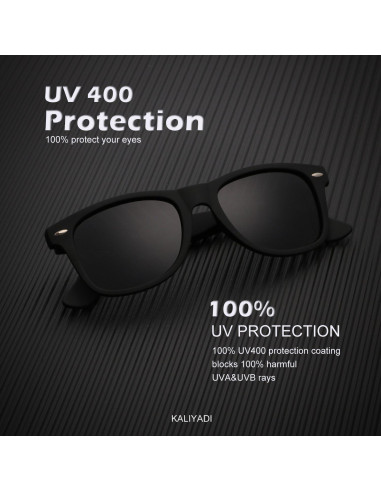 Gafas de sol KALIYADI polarizadas unisex HD 3 pack