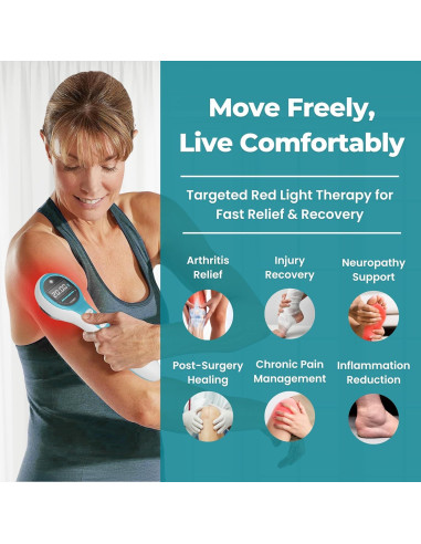 Varita Terapia Láser Frío Norelie RedRevive - Alivio Dolor