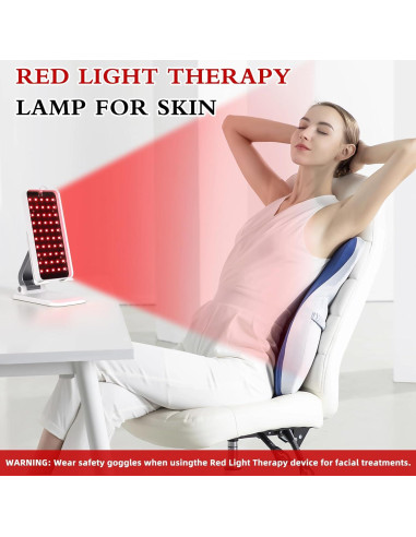 Terapia de Luz Roja SAVILER Portátil 660nm 850nm Ajustable