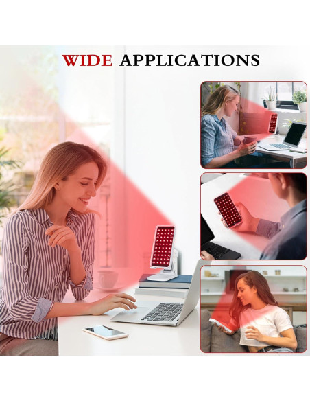 Terapia de Luz Roja SAVILER Portátil 660nm 850nm Ajustable