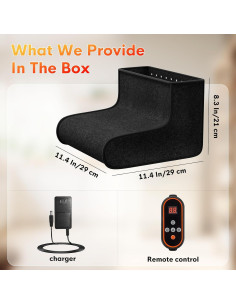 Terapia de Luz Roja Anzqul para Pies 320 LEDs Control Remoto 2