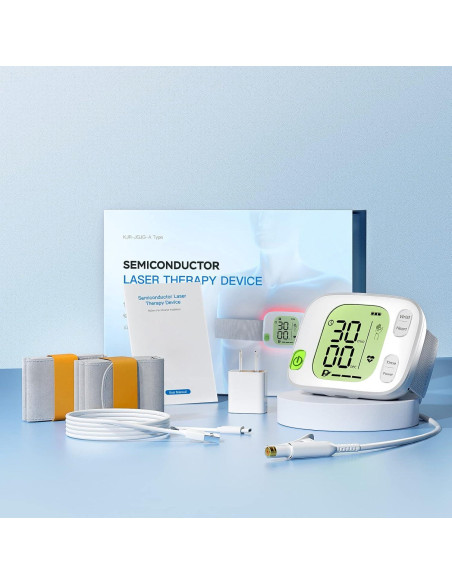 Reloj Terapia Luz Roja LASEPREHT 28 Agujeros Alivio Dolor Reloj Terapia Luz Roja LASEPREHT 28 Agujeros Alivio Dolor