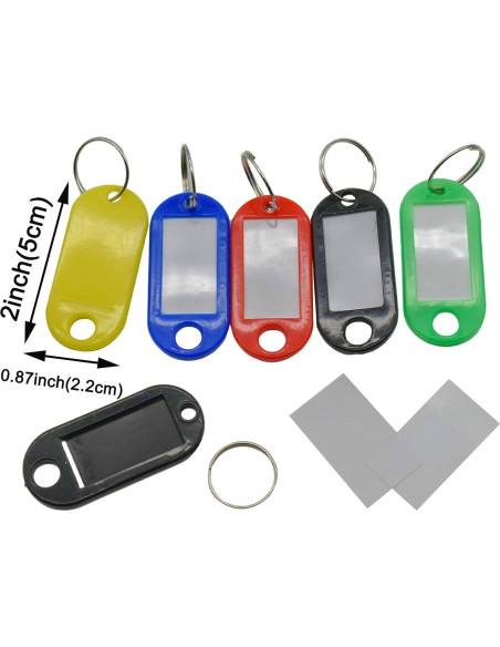 Organizador de Llaves Maydahui 2 Piezas con 28 Anillas y 60 Etiquetas