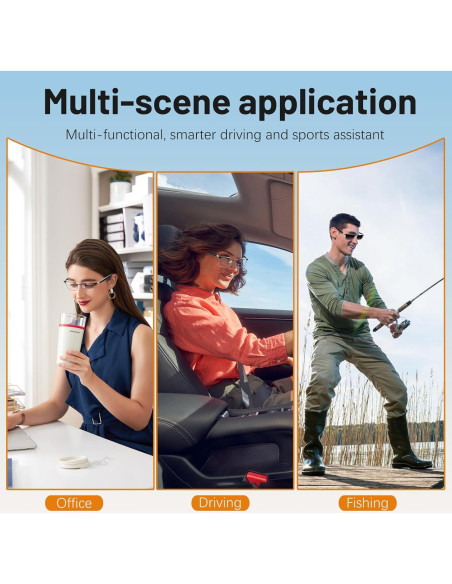 Gafas Inteligentes QJF-GS06 Polarizadas Bluetooth Unisex