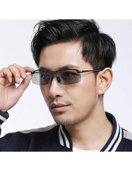 Gafas de sol fotocromáticas Jowxsx UV400 polarizadas