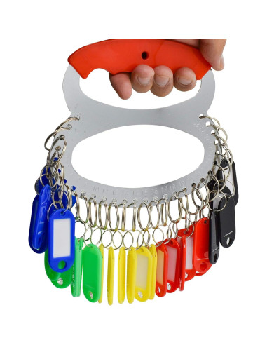 Organizador de Llaves Maydahui 2 Piezas con 28 Anillas y 60 Etiquetas