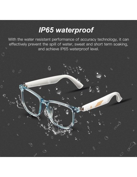 Gafas de Audio Inteligentes Bluetooth Yoidesu IP65 con Micrófono