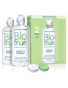 Solución Multiusos Biotrue Bausch + Lomb 295 ml x 2 Estuche