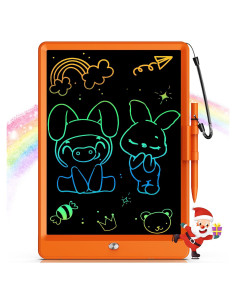 Tableta de Escritura LCD Bravokids 10" Naranja para Niños