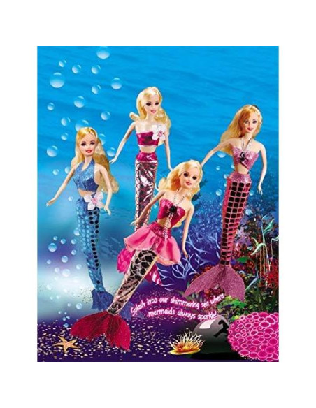 Conjunto de Muñeca Sirena Bettina con Caballito de Mar