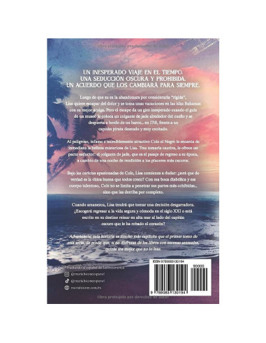 El placer del pirata: Una novela corta romántica historica de viajes en el tiempo en las islas del Caribe (Spanish Edition)