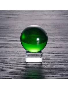 Bola de Cristal K9 LONGWIN 40mm Verde para Feng Shui 2