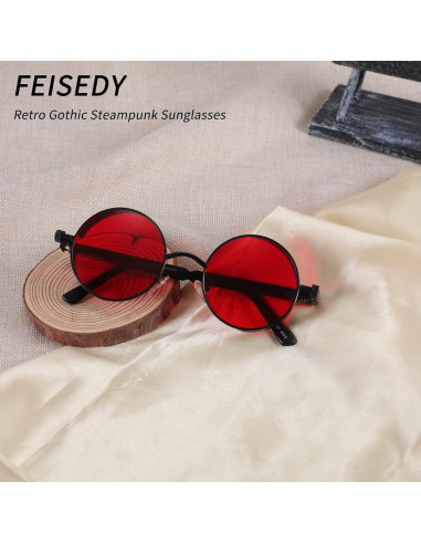 Gafas de Sol Retro Steampunk FEISEDY Modelo B1857