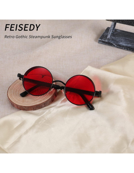 Gafas de Sol Retro Steampunk FEISEDY Modelo B1857