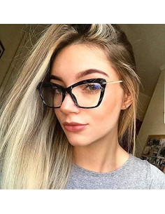 Gafas de lectura COASION ojo de gato transparentes para mujer 2