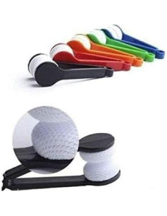 5 Clips Limpiadores de Gafas LASSUM Microfibra Prácticos 2