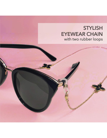 Cadena de Gafas daOra 2 PCS Soporte para Máscaras 63.5 cm