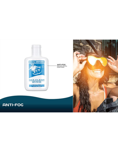 Gel Antivaho U.S. Divers 37 ml para Gafas de Natación y Buceo
