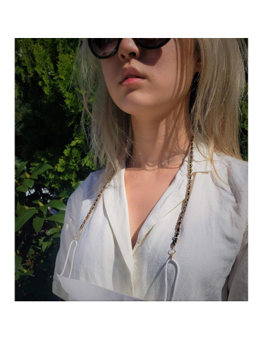 Cadena de Gafas daOra 2 PCS Soporte para Máscaras 63.5 cm